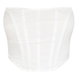 White mesh corset